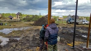 Заказать монтаж винтовых свай в Лангепас - цена под ключ с доставкой от 1902 шт
